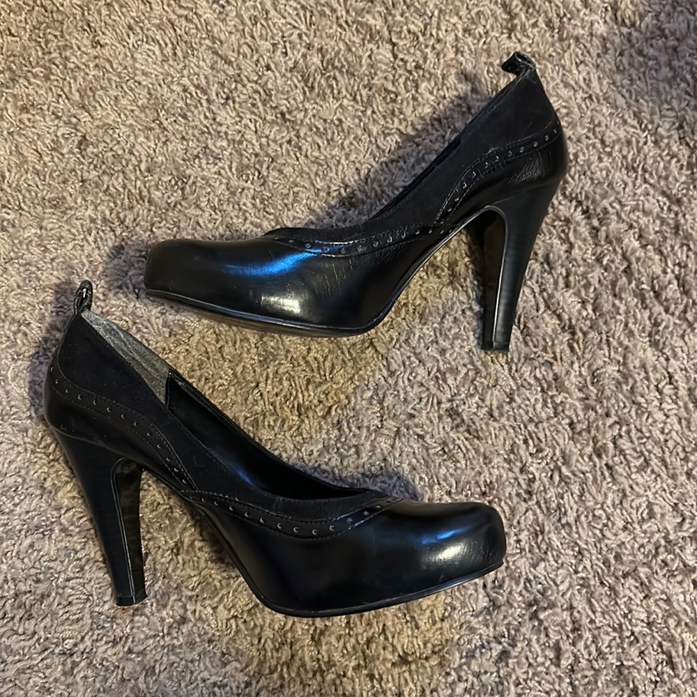 Spring platform heels